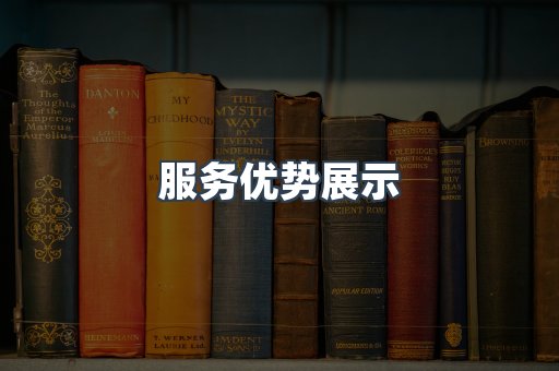 服务优势展示